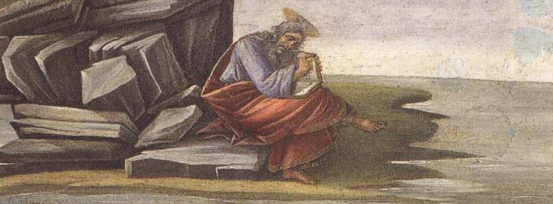 Sandro Botticelli St John the Evangelist at Patmos oil painting image